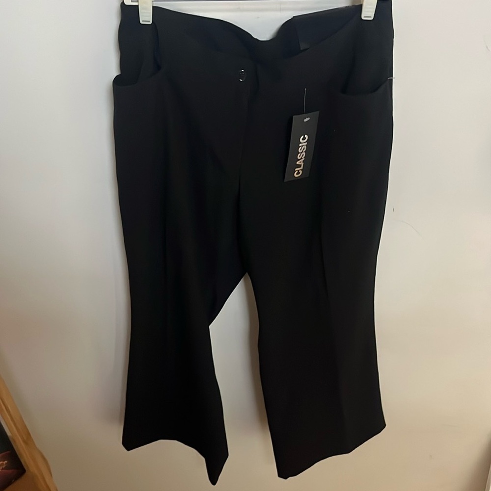 NWT Lane Bryant black classic dress pants